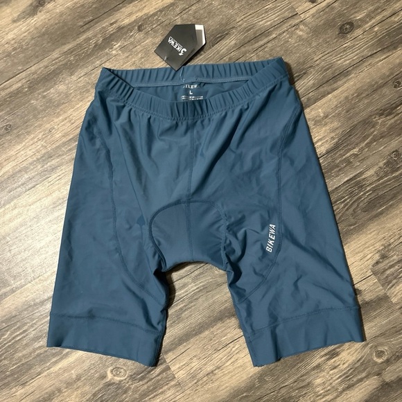Men's Blue Cycling Shorts - Picture 1 of 8